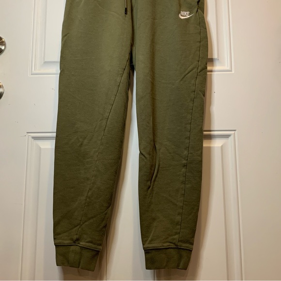 Nike Sage Green Drawstring Sweatpants Joggers Elasticated Cuffs Size S - Picture 3 of 8